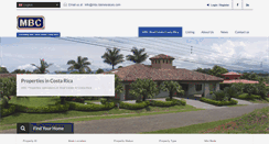 Desktop Screenshot of mbc-bienesraices.com